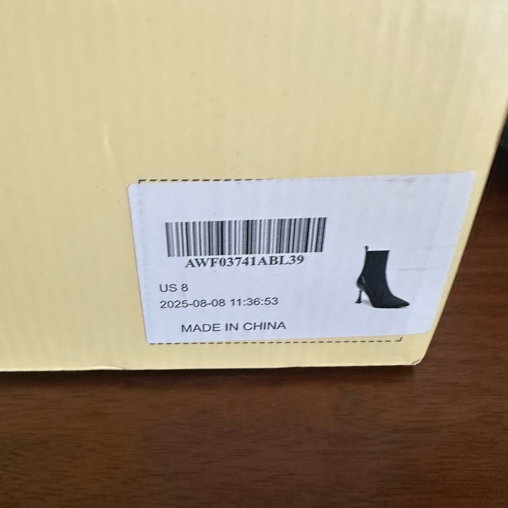 Cosy Island SleekKnit Pointed Toe Sock Ankle Boots - Picture 10 of 10